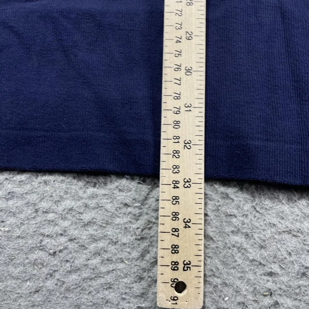 Polo Ralph Lauren Sweatshirt Mens Big 2X Blue 1/4 Zip Knit Mock Neck Pony Logo